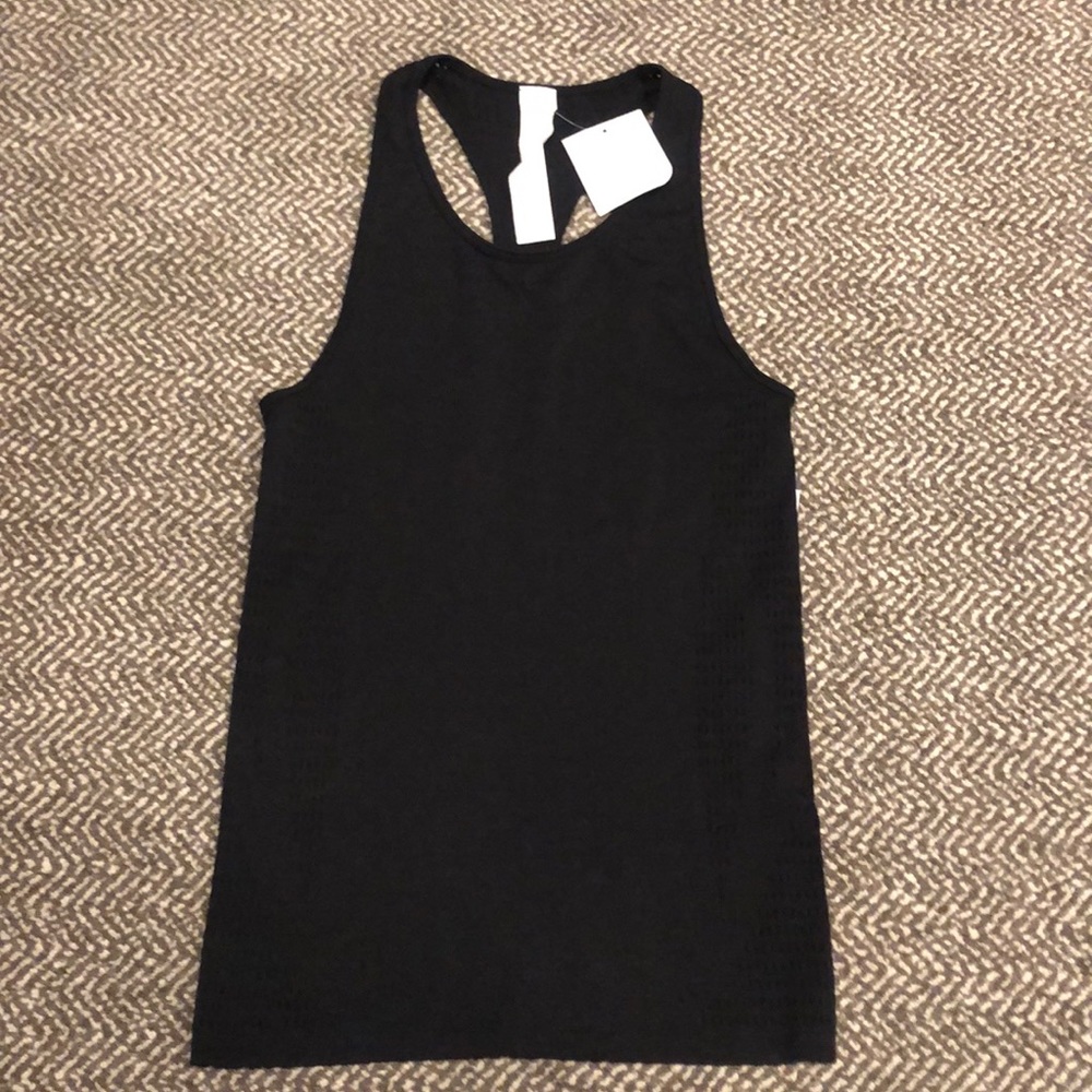 Fabletics Black Mesh Tank